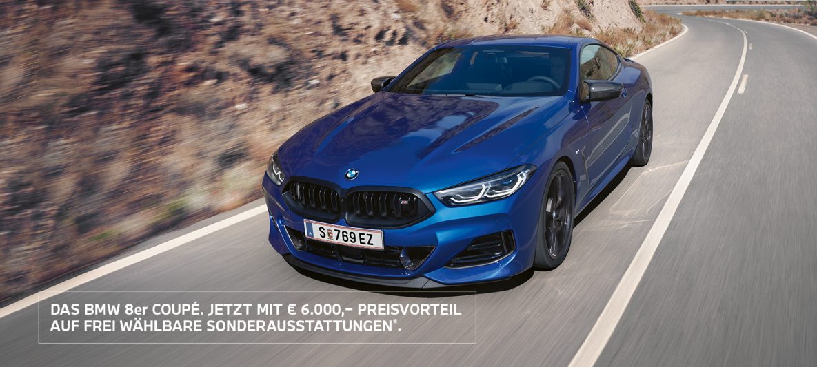 BMW 8er Coupé mit Sonderausstattungsbonus